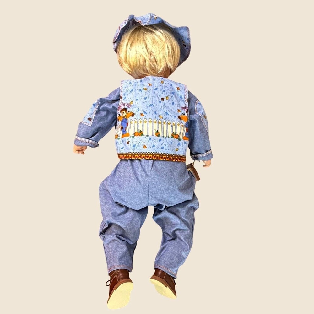 Cheri McAfoose Royal Vienna Doll 1998 Special Edition 84/200 Scarecrow Boy 24" - Picture 14 of 15